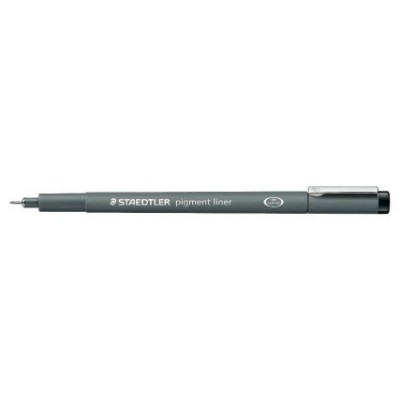 ROTULADOR TINTA PIGMENTADA CALIBRADO PIGMENT LINER 0,2 MM. NEGRO STAEDTLER 308 02-9 (MIN10) (Espera 4 dias)